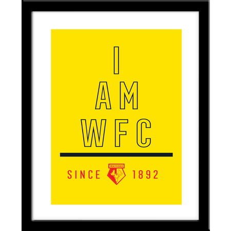 Personalised Watford I Am Framed Print