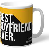 Personalised Wolves FC Best Boyfriend Ever Mug