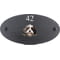 Personalised Havanese Dog Motif Oval Slate House Sign Plaque 25x13cm