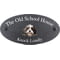 Personalised Havanese Dog Motif Oval Slate House Sign Plaque 25x13cm