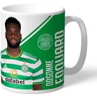 Personalised Celtic FC Edouard Autograph Player Photo Mug