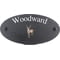 Personalised Stag Wildlife Animal Motif Oval Slate House Sign Plaque 25x13cm