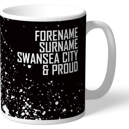 Personalised Swansea City AFC Proud Mug