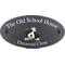 Personalised Portuguese Water Dog Motif Oval Slate House Sign Plaque 25x13cm