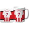 Personalised Sunderland AFC Shirt Mug & Coaster Set