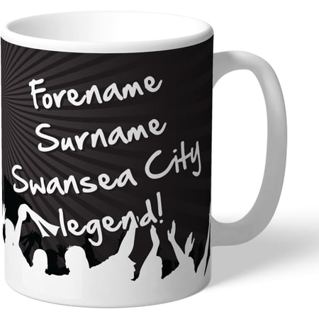 Personalised Swansea City AFC Legend Mug