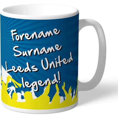 Personalised Leeds United FC Legend Mug