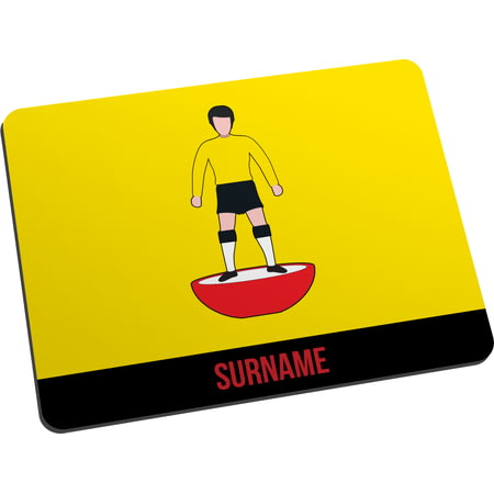Personalised Watford Player Figure Mouse Mat