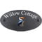 Personalised Hornbill Bird Motif Oval Slate House Sign Plaque 25x13cm