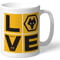 Personalised Wolves FC Love Mug