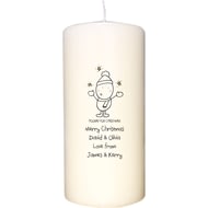 Personalised Chilli & Bubble's Generic Christmas Candle