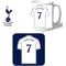 Personalised Tottenham Hotspur FC Shirt Mug & Coaster Set