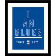 Personalised Birmingham City I Am Framed Print