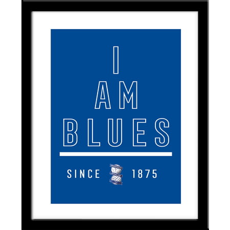 Personalised Birmingham City I Am Framed Print