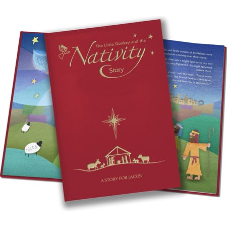 Personalised Nativity Story Embossed Classic Hardcover