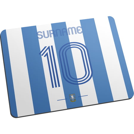 Personalised Sheffield Wednesday Retro Shirt Mouse Mat