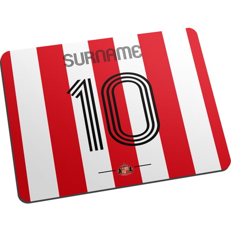 Personalised Sunderland AFC Retro Shirt Mouse Mat