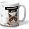 Personalised Grumpy Cat - Grumpy Is My Job Grey Mug