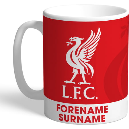 Personalised Liverpool FC Bold Crest Mug