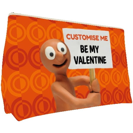 Personalised Morph 'Be My Valentine' Small Wash Bag