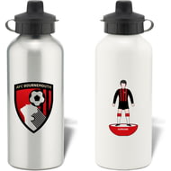 Personalised AFC Bournemouth Player Figure Aluminium Sports Water Bottle