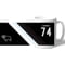 Personalised Derby County Stripe Mug