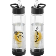 Personalised Derby County Crest Fruit Infuser Sports Water Bottle - 740ml