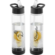 Personalised Derby County Crest Fruit Infuser Sports Water Bottle - 740ml