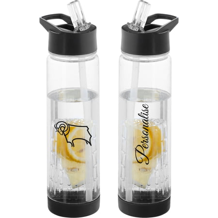 Personalised Derby County Crest Fruit Infuser Sports Water Bottle - 740ml