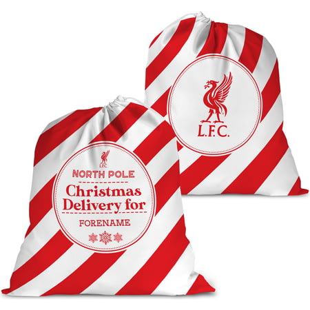 Personalised Liverpool FC FC Christmas Delivery Large Fabric Santa Sack