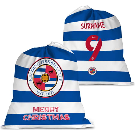 Personalised Reading FC FC Back Of Shirt Large Fabric Christmas Santa Sack
