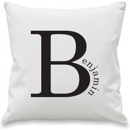 Personalised Name In Initial Cushion Cover