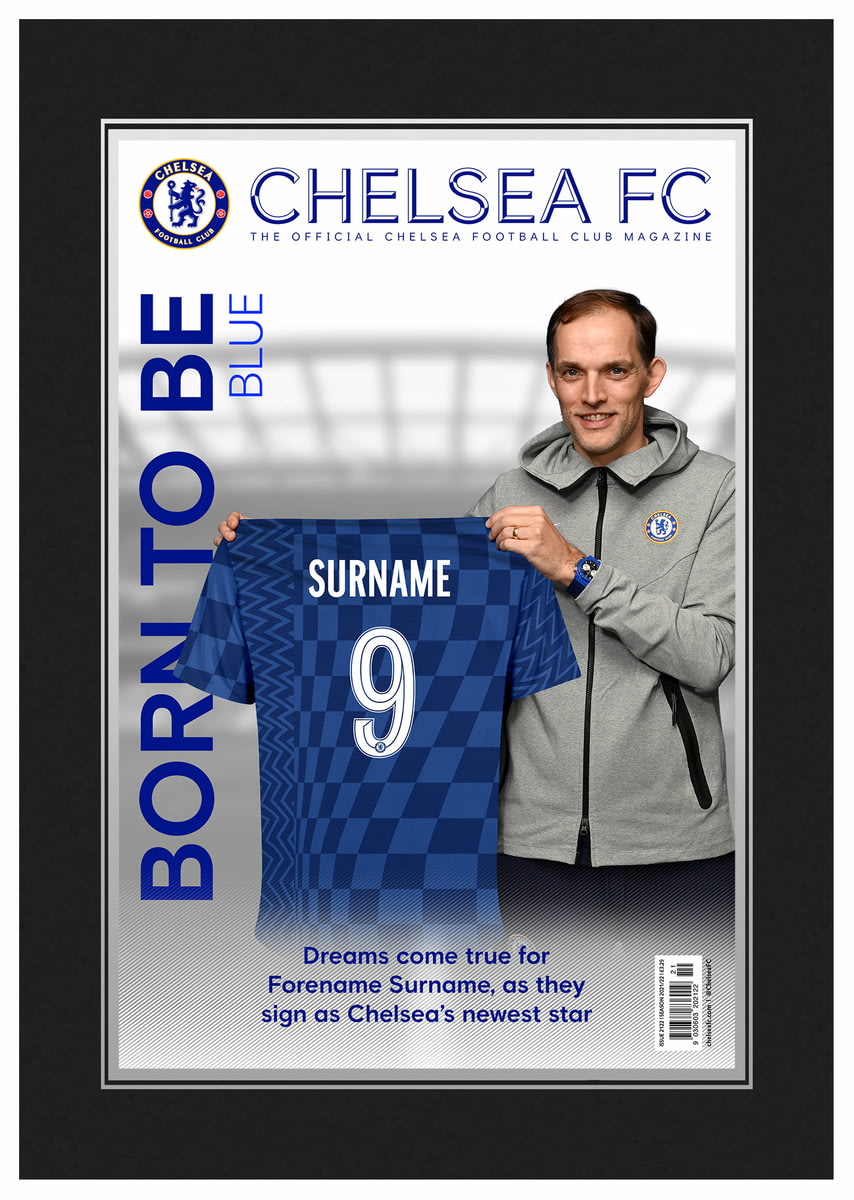 personalised chelsea shirt