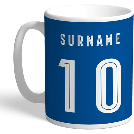 Personalised Birmingham City Retro Shirt Mug