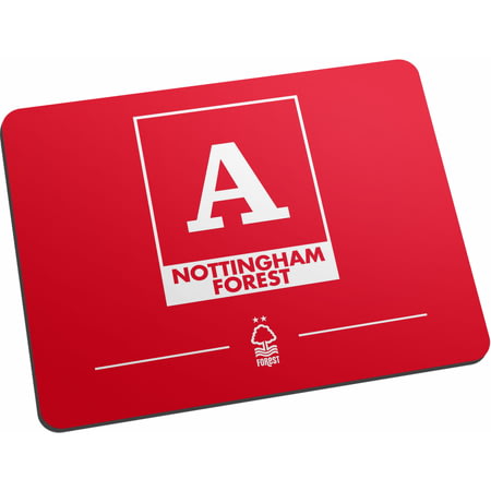 Personalised Nottingham Forest FC Monogram Mouse Mat