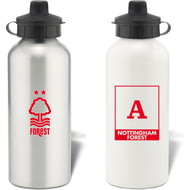 Personalised Nottingham Forest FC Monogram Aluminium Water Bottle