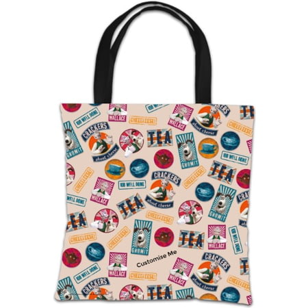 Personalised Wallace And Gromit Print Tote Bag