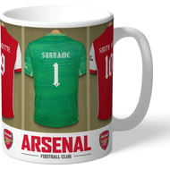 Personalised Arsenal FC Goalkeeper Dressing Room Shirts Mug