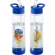 Personalised Bolton Wanderers FC Crest Fruit Infuser Sports Water Bottle - 740ml