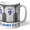 Personalised Bury FC Dressing Room Shirts Mug