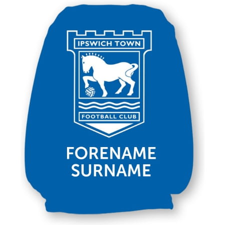 Personalised Ipswich Town FC Crest Car Headrest Covers