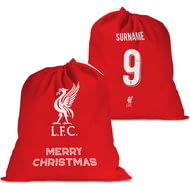 Personalised Liverpool FC FC Back Of Shirt Large Fabric Christmas Santa Sack