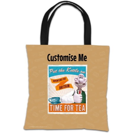 Personalised Wallace And Gromit "Put The Kettle On" Tote Bag