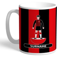 Personalised AFC Bournemouth Player Figure Mug