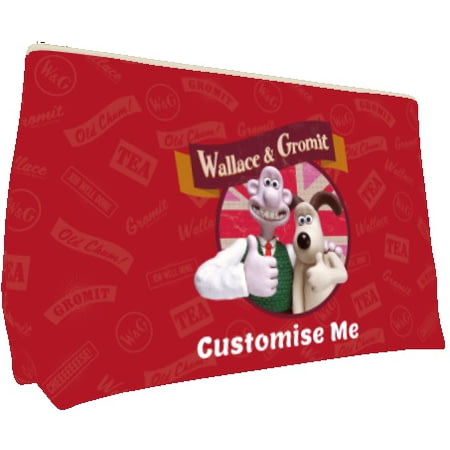 Personalised Wallace And Gromit Thumbs Up Small Wash Bag