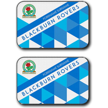 Personalised Blackburn Rovers FC Patterned Rear Car Mats
