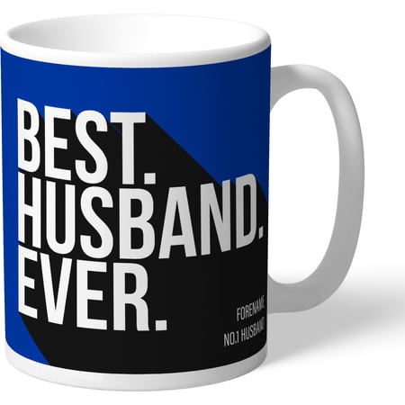 Personalised Brighton & Hove Albion FC Best Husband Ever Mug