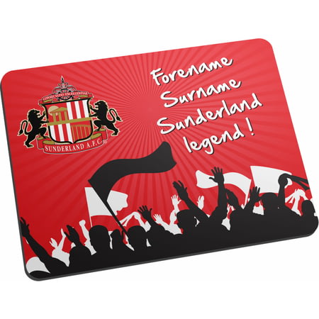 Personalised Sunderland AFC Legend Mouse Mat