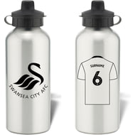 Personalised Swansea City AFC Shirt Aluminium Sports Water Bottle