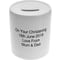 Personalised Boys Rocket Ship Ceramic Money Box-Ceramic Piggy Bank for Newborn, Baby or Child